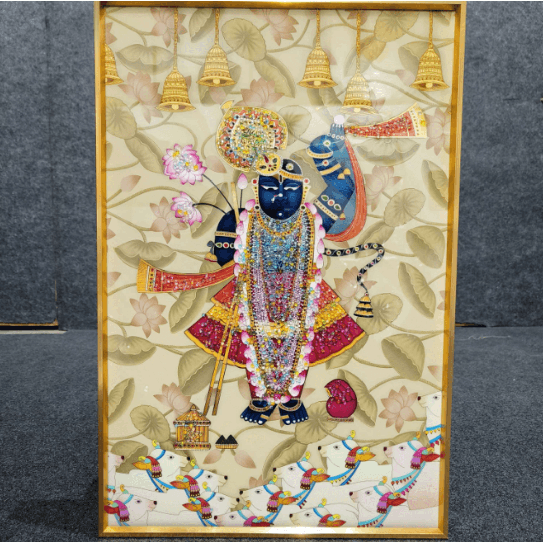 God Idol Wall Painting Style 14